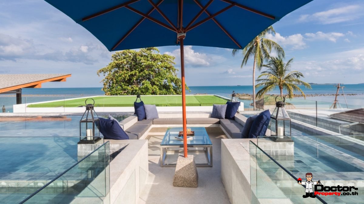 Amazing Beachfront Villa - 6 Bedrooms - Laem Por - Koh Samui - for sale